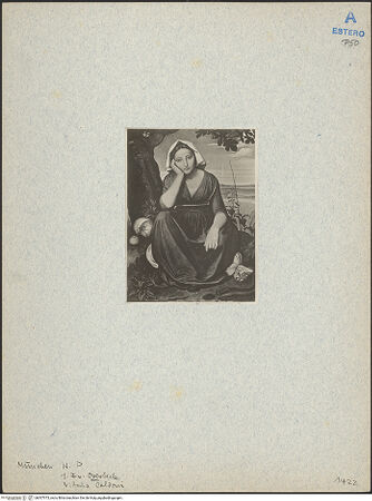 Vorderseite von Bayerische Staatsgemäldesammlungen? [https://www.deutsche-digitale-bibliothek.de/content/lizenzen/rv-ez/] Vittoria Caldoni aus Albano - , bh007973_recto. Foto.