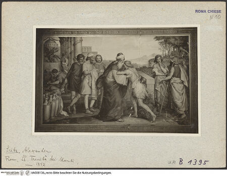 Vorderseite von  [https://www.deutsche-digitale-bibliothek.de/content/lizenzen/rv-fz/] Parabeln und Spruchweisheiten ChristiDie klugen und die törichten Jungfrauen - Gesamtansicht, bh008136_recto. Foto.