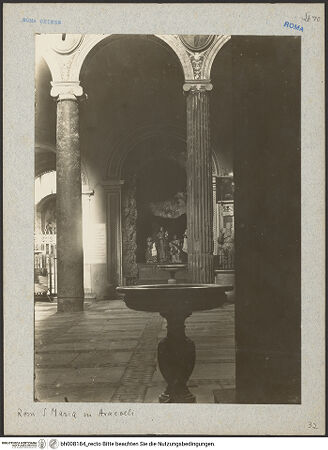 Vorderseite von unbekannt [https://www.deutsche-digitale-bibliothek.de/content/lizenzen/rv-fz/] Santa Maria in AracoeliCappella della Trasfigurazione - , bh008184_recto. Foto.