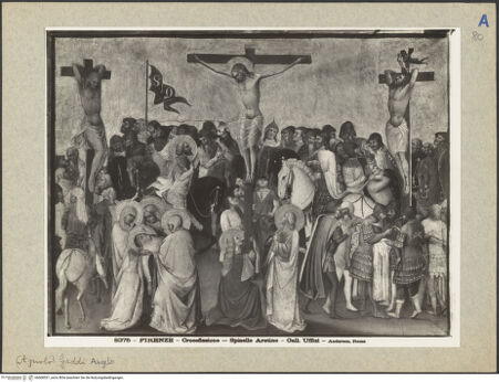 Vorderseite von Alinari [http://creativecommons.org/publicdomain/mark/1.0/] Szenen aus dem alten und neuen TestamentSzenen aus dem Leben von MosesLetzte Ereignisse im Leben von Moses: Testament und Tod Moses - Detail, Einsetzung Josuas als Nachfolger von Moses, bh008551_recto. Foto.