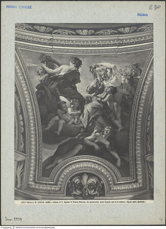 Vorderseite von Alinari [https://www.deutsche-digitale-bibliothek.de/content/lizenzen/rv-ez/] Zyklus der KardinaltugendenAllegorie der Prudentia - Gesamtansicht, bh008768_recto. Foto.