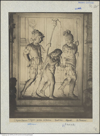 Vorderseite von unbekannt [https://www.deutsche-digitale-bibliothek.de/content/lizenzen/rv-fz/] Haarwunder der heiligen Agnes - Frontalansicht des Reliefs, bh008780_recto. Foto: Moscioni, Romualdo.