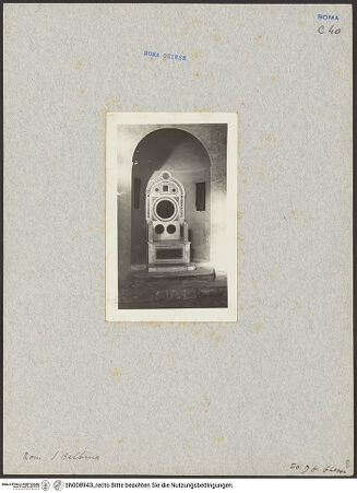 Vorderseite von unbekannt [https://www.deutsche-digitale-bibliothek.de/content/lizenzen/rv-fz/] Kathedra mit Cosmatenarbeit - , bh008943_recto. Foto: Ghetti, D. G..