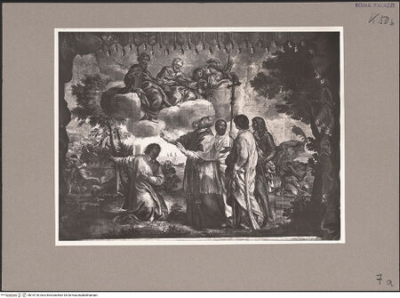 Vorderseite von El Escorial ? [http://creativecommons.org/publicdomain/mark/1.0/] Codex EscurialensisBlick von der Nordseite des Kapitols auf die östlichen Stadtteile - , bh010146_recto. Foto.