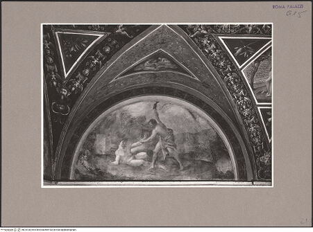 Vorderseite von El Escorial ? [http://creativecommons.org/publicdomain/mark/1.0/] Codex EscurialensisStück von der Trajanssäule: Übergang der Daker über die Donau - , bh010180_recto. Foto.