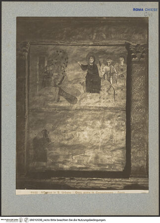 Vorderseite von unbekannt [https://www.deutsche-digitale-bibliothek.de/content/lizenzen/rv-fz/] Szenen aus dem Leben und der Passion Christi, verschiedene Märtyrer und Szenen aus der Vita der Heiligen Urban und CaeciliaVita und Passion Christi - Der Einzug Christi in Jerusalem, Christus wäscht seinen Jüngern die Füße, bh012030_recto. Foto: Moscioni, Romualdo.