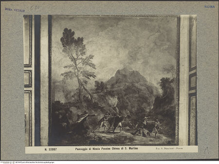 Vorderseite von Archivio Fotografico Biblioteca Vaticana [https://www.deutsche-digitale-bibliothek.de/content/lizenzen/rv-ez/] Landschaften mit Episoden aus der Vita des Propheten EliasElias befiehlt, die Propheten des Baal zu töten - Gesamtansicht, bh014432_recto. Foto: Moscioni, Romualdo.