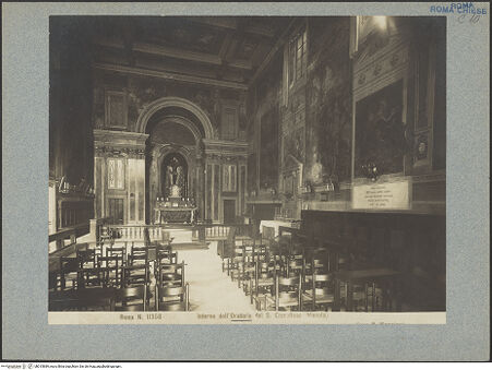 Vorderseite von unbekannt [https://www.deutsche-digitale-bibliothek.de/content/lizenzen/rv-fz/] Oratorio del Crocifisso - Inneres, bh015889_recto. Foto: Moscioni, Romualdo.