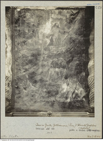 Vorderseite von ICCD [https://www.deutsche-digitale-bibliothek.de/content/lizenzen/rv-ez/] Freskenzyklus zur Passion ChristiChristus am Ölberg - gesamt, bh015896_recto. Foto.