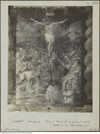 Vorderseite von ICCD [https://www.deutsche-digitale-bibliothek.de/content/lizenzen/rv-ez/] Freskenzyklus zur Passion ChristiKreuzigung Christi - , bh015898_recto. Foto.