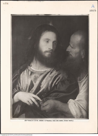 Vorderseite von Alinari [https://www.deutsche-digitale-bibliothek.de/content/lizenzen/rv-ez/] Der Zinsgroschen - , bh016776_recto. Foto.