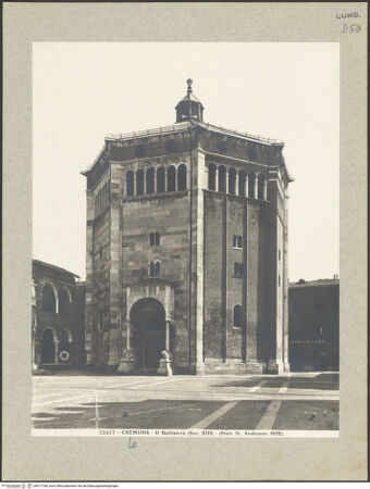 Vorderseite von Alinari [https://www.deutsche-digitale-bibliothek.de/content/lizenzen/rv-ez/] Baptisterium - , bh017180_recto. Foto: Anderson, Domenico.