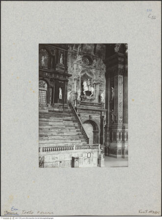 Vorderseite von ENIT [https://www.deutsche-digitale-bibliothek.de/content/lizenzen/rv-ez/] Palazzo della PilottaTeatro Farnese - Detail, bh017299_recto. Foto.
