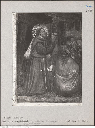 Vorderseite von Luce [https://www.deutsche-digitale-bibliothek.de/content/lizenzen/rv-ez/] Mensa Christi - Detail: Heiliger Franziskus, bh017987_recto. Foto.