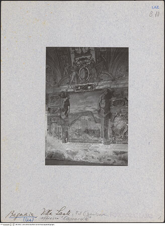 Vorderseite von unbekannt [https://www.deutsche-digitale-bibliothek.de/content/lizenzen/rv-fz/] Darstellungen berühmter Kardinalsvillen im LatiumPalazzo Farnese in Caprarola - , bh018421_recto. Foto: Lamb, Carl.