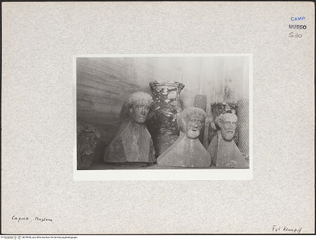 Vorderseite von Kempff, ? [https://www.deutsche-digitale-bibliothek.de/content/lizenzen/rv-ez/] Herme mit weiblichem Kopf - Seitenansicht, bh018948_recto. Foto.