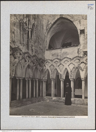 Vorderseite von Alinari [https://www.deutsche-digitale-bibliothek.de/content/lizenzen/rv-ez/] Ex Convento dei Cappuccini / Ehemaliges Kapuzinerkloster - Nordwestliche Ecke, bh018971_recto. Foto.