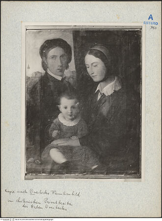 Vorderseite von unbekannt [https://www.deutsche-digitale-bibliothek.de/content/lizenzen/rv-fz/] Familie Overbeck - , bh020744_recto. Foto.
