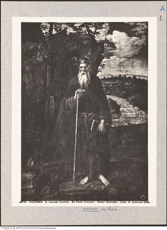 Vorderseite von Alinari [https://www.deutsche-digitale-bibliothek.de/content/lizenzen/rv-ez/] Der Eremit Corrado Confalonieri und Szenen aus seinem Leben - Ansicht der Tafel ohne Predella, bh022037_recto. Foto.