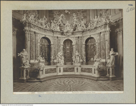 Vorderseite von Alinari [https://www.deutsche-digitale-bibliothek.de/content/lizenzen/rv-ez/] Sant'AntonioCappella del Tesoro - Innenanasicht, bh022146_recto. Foto.