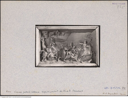 Vorderseite von Bibliotheca Hertziana [https://www.deutsche-digitale-bibliothek.de/content/lizenzen/rv-fz/] Prunkschrank mit Elfenbeinreliefs auf Figurenuntersatz (sogenanntes Studiolo d'avorio)Elfenbeinschnitzereien nach Meisterwerken der bildenden Kunst des 16. und 17. JahrhundertsBerufung Sauls - , bh022172_recto. Foto: Lotz-Bauer, Hilde.