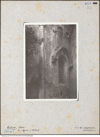 Vorderseite von Lehmann-Brockhaus, Otto [https://www.deutsche-digitale-bibliothek.de/content/lizenzen/rv-fz/] Duomo - Mittelapsis, Detail, Fenster, bh022282_recto. Foto: Lehmann-Brockhaus, Otto.