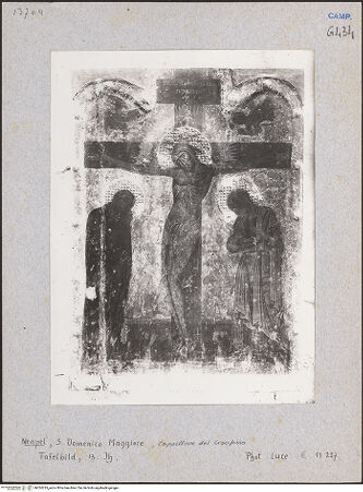 Vorderseite von Istituto Luce [https://www.deutsche-digitale-bibliothek.de/content/lizenzen/rv-ez/] Kruzifix - Gesamtansicht, bh024219_recto. Foto.