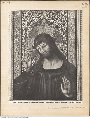 Vorderseite von Alinari [https://www.deutsche-digitale-bibliothek.de/content/lizenzen/rv-ez/] Christus als Erlöser - Gesamtansicht, bh024319_recto. Foto.