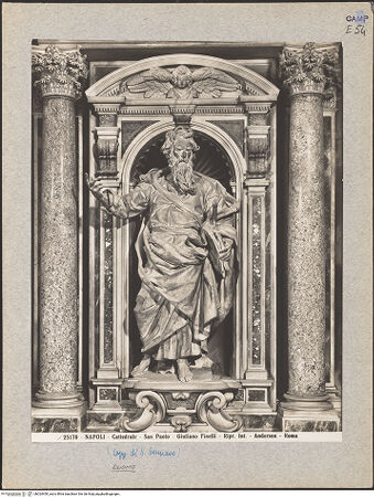 Vorderseite von Alinari [https://www.deutsche-digitale-bibliothek.de/content/lizenzen/rv-ez/] Heiliger Paulus - Heiliger Paulus, bh024450_recto. Foto.