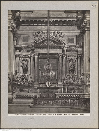 Vorderseite von Alinari [https://www.deutsche-digitale-bibliothek.de/content/lizenzen/rv-ez/] DuomoCappella di San Gennaro - Linker Altar, bh024453_recto. Foto.