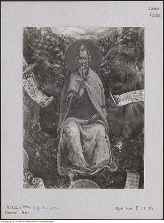 Vorderseite von Istituto Luce [https://www.deutsche-digitale-bibliothek.de/content/lizenzen/rv-ez/] Die Wurzel JesseZweige des Joachim - Detail: Joachim, bh024531_recto. Foto.