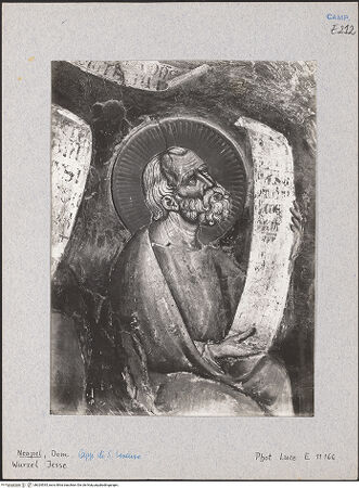 Vorderseite von Istituto Luce [https://www.deutsche-digitale-bibliothek.de/content/lizenzen/rv-ez/] Die Wurzel JesseZweige der Maria - Detail, bh024535_recto. Foto.