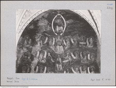 Vorderseite von Istituto Luce [https://www.deutsche-digitale-bibliothek.de/content/lizenzen/rv-ez/] Die Wurzel Jesse - Detail, oberes Teil, bh024544_recto. Foto.