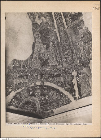 Vorderseite von Alinari [https://www.deutsche-digitale-bibliothek.de/content/lizenzen/rv-ez/] Szenen aus dem Leben Christi, Apostel und EvangelistensymboleSzenen aus dem Leben Christi: Traditio Legis - Gesamtansicht, bh024562_recto. Foto.