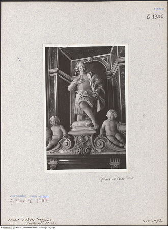 Vorderseite von Bibliotheca Hertziana [https://www.deutsche-digitale-bibliothek.de/content/lizenzen/rv-fz/] Grabmal des Cesare Firrao - Teilansicht, bh026064_recto. Foto.