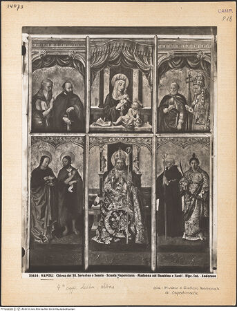 Vorderseite von Alinari [https://www.deutsche-digitale-bibliothek.de/content/lizenzen/rv-ez/] Polittico di San Severino (Polyptychon des heiligen Severinus) - Gesamtansicht, bh026124_recto. Foto.