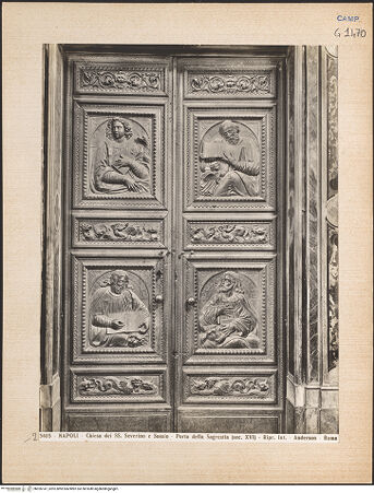 Vorderseite von Alinari [https://www.deutsche-digitale-bibliothek.de/content/lizenzen/rv-ez/] Die vier Evangelisten - Gesamtansicht, bh026147_recto. Foto.