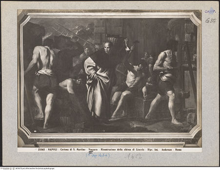 Vorderseite von Alinari [https://www.deutsche-digitale-bibliothek.de/content/lizenzen/rv-ez/] Heiliger Hugo gründet die Kirche von Lincoln - Gesamtansicht, bh026273_recto. Foto.