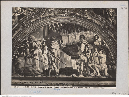 Vorderseite von Alinari [https://www.deutsche-digitale-bibliothek.de/content/lizenzen/rv-ez/] Begräbnis des Heiligen Martin - Gesamtansicht, bh026281_recto. Foto.