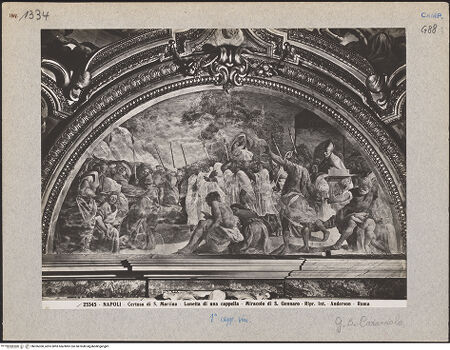 Vorderseite von Alinari [https://www.deutsche-digitale-bibliothek.de/content/lizenzen/rv-ez/] Szenen aus dem Leben des heiligen JanuariusWunder des heiligen Januarius - Gesamtansicht, bh026300_recto. Foto.