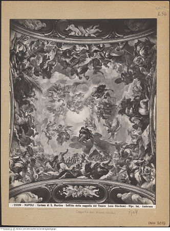 Vorderseite von Alinari [https://www.deutsche-digitale-bibliothek.de/content/lizenzen/rv-ez/] Ausmalung des Tesoro NuovoJudith triumphiert über Holofernes - Gesamtansicht, bh026321_recto. Foto.