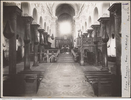 Vorderseite von ICCD [https://www.deutsche-digitale-bibliothek.de/content/lizenzen/rv-ez/] Duomo - Mittelschiff, bh027255_recto. Foto.