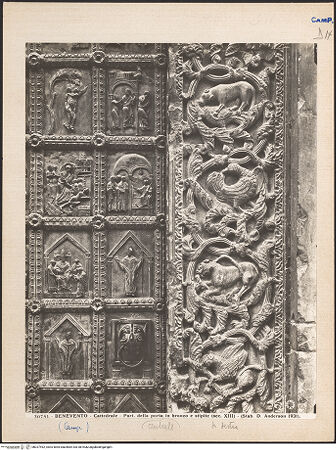 Vorderseite von Alinari [https://www.deutsche-digitale-bibliothek.de/content/lizenzen/rv-ez/] Porta MaggioreRechter Pfosten - Detail, bh027492_recto. Foto.