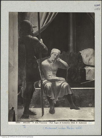 Vorderseite von Alinari [https://www.deutsche-digitale-bibliothek.de/content/lizenzen/rv-ez/] Die Kreuzlegende, Propheten und HeiligenStirnwandDer Traum Konstantins - Detail, bh028958_recto. Foto.