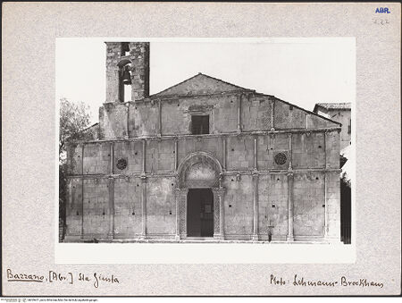 Vorderseite von Foto Marburg [https://www.deutsche-digitale-bibliothek.de/content/lizenzen/rv-ez/] Santa Giusta - Gesamtansicht, bh029471_recto. Foto: Lehmann-Brockhaus, Otto.