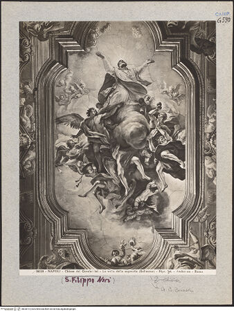 Vorderseite von Alinari [https://www.deutsche-digitale-bibliothek.de/content/lizenzen/rv-ez/] Glorie des heiligen Philipp Neri - Gesamtansicht, bh030114_recto. Foto.