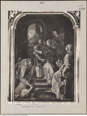 Vorderseite von Alinari [https://www.deutsche-digitale-bibliothek.de/content/lizenzen/rv-ez/] Kopie nach der Heimsuchung Federico Baroccis (1584/1586) - Gesamtansicht, bh030115_recto. Foto.