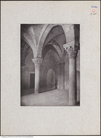 Vorderseite von Bibliotheca Hertziana [https://www.deutsche-digitale-bibliothek.de/content/lizenzen/rv-fz/] CastelloEingangshalle - Innenansicht, bh030183_recto. Foto: Degenhart-Bauer, Hilde.