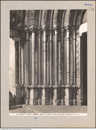 Vorderseite von Alinari [https://www.deutsche-digitale-bibliothek.de/content/lizenzen/rv-ez/] HauptportalPortalgewände - Linkes Gewände, bh030914_recto. Foto.