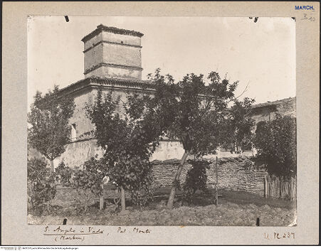 Vorderseite von Bibliotheca Hertziana [https://www.deutsche-digitale-bibliothek.de/content/lizenzen/rv-fz/] Palazzo Monti - Außenansicht, bh031373_recto. Foto: Lindner, Paul.